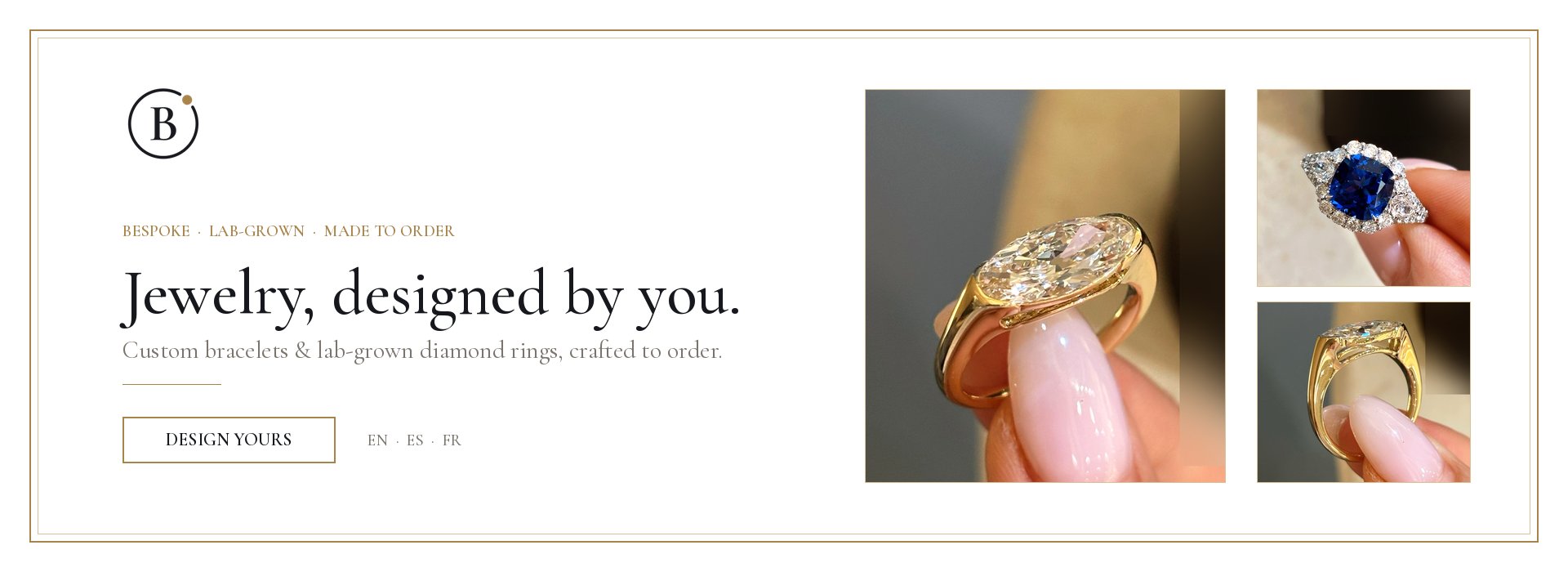 BVDIY bespoke lab-grown diamond rings