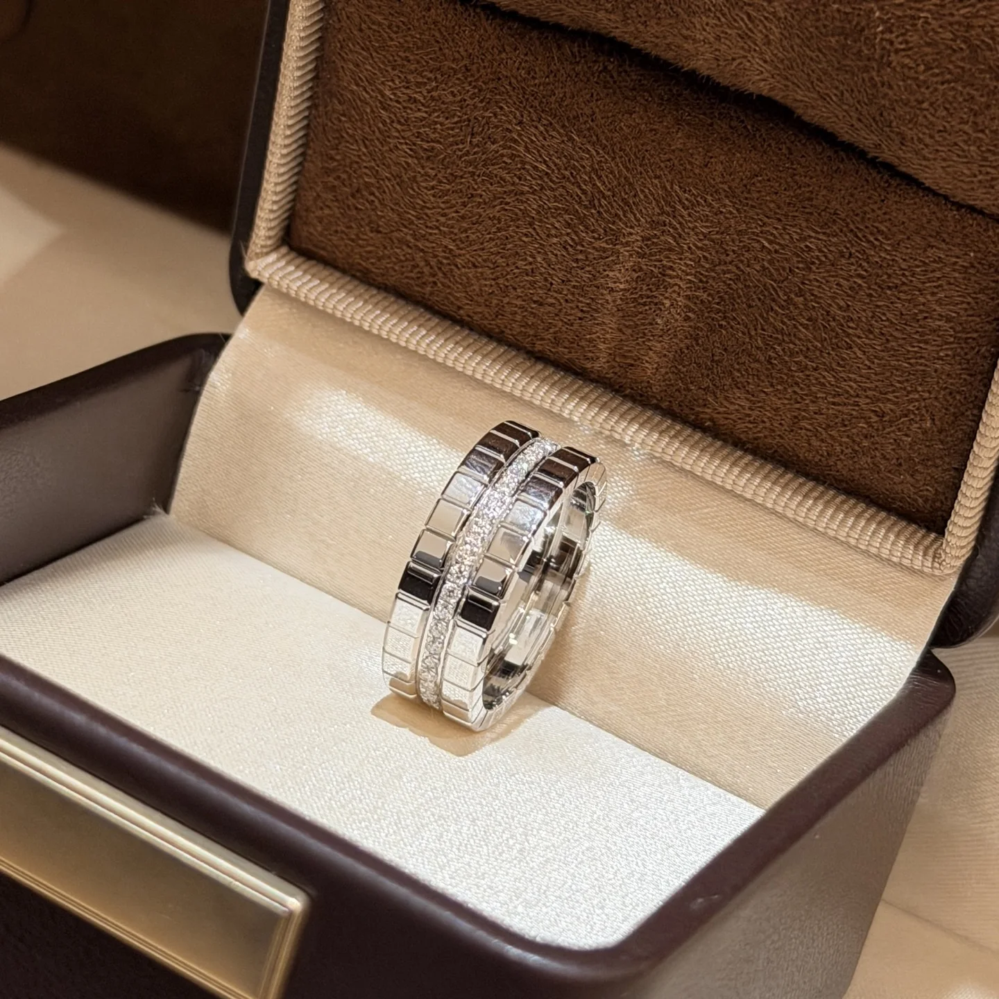 Layered Silver-Tone Band Ring - View 2